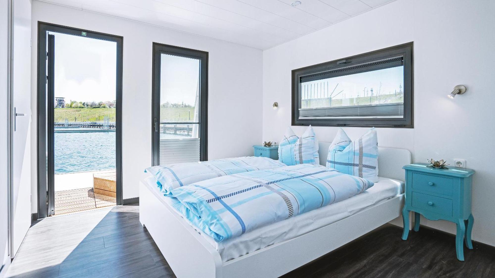 Geiseltalsee Hausboot - Floating House - Hausboot Junior Braunsbedra 外观 照片