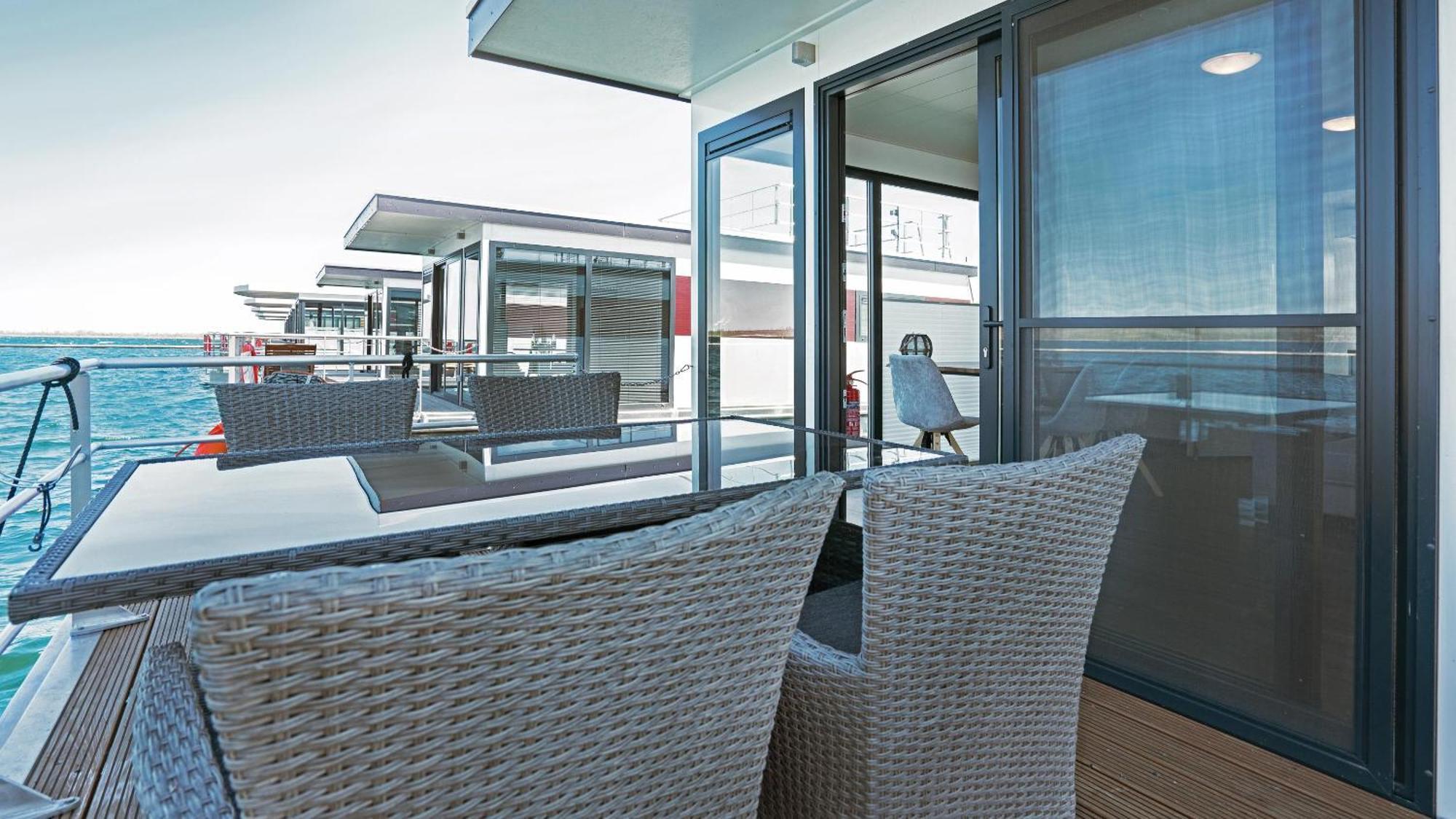 Geiseltalsee Hausboot - Floating House - Hausboot Junior Braunsbedra 外观 照片