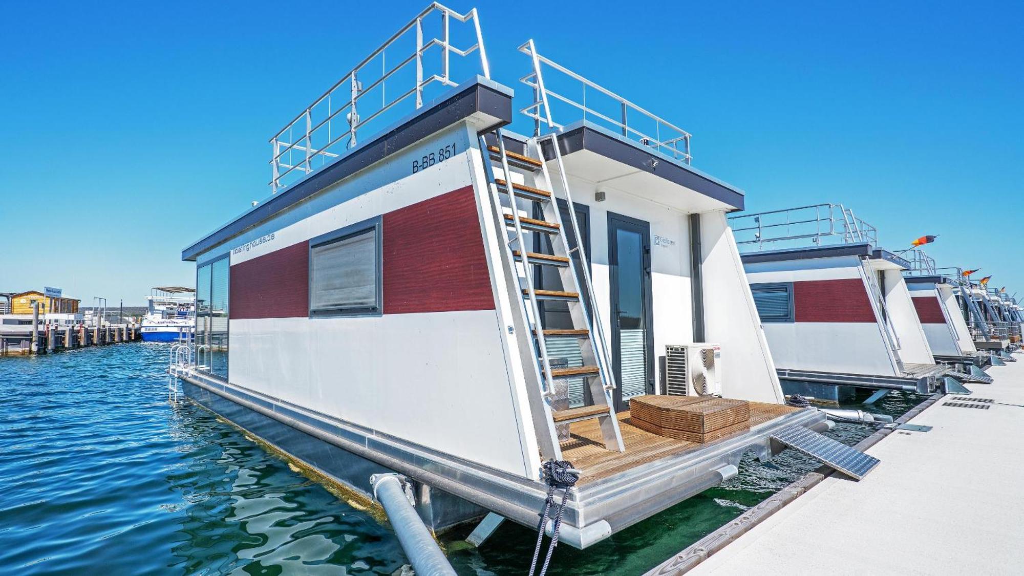 Geiseltalsee Hausboot - Floating House - Hausboot Junior Braunsbedra 外观 照片
