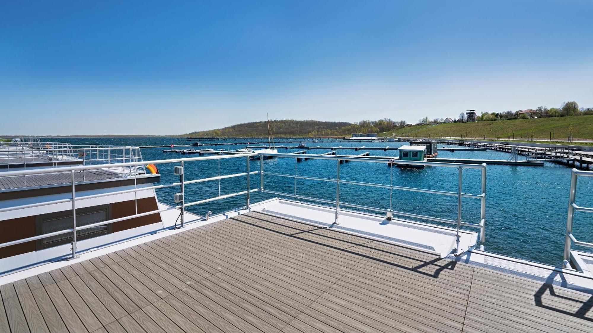 Geiseltalsee Hausboot - Floating House - Hausboot Junior Braunsbedra 外观 照片