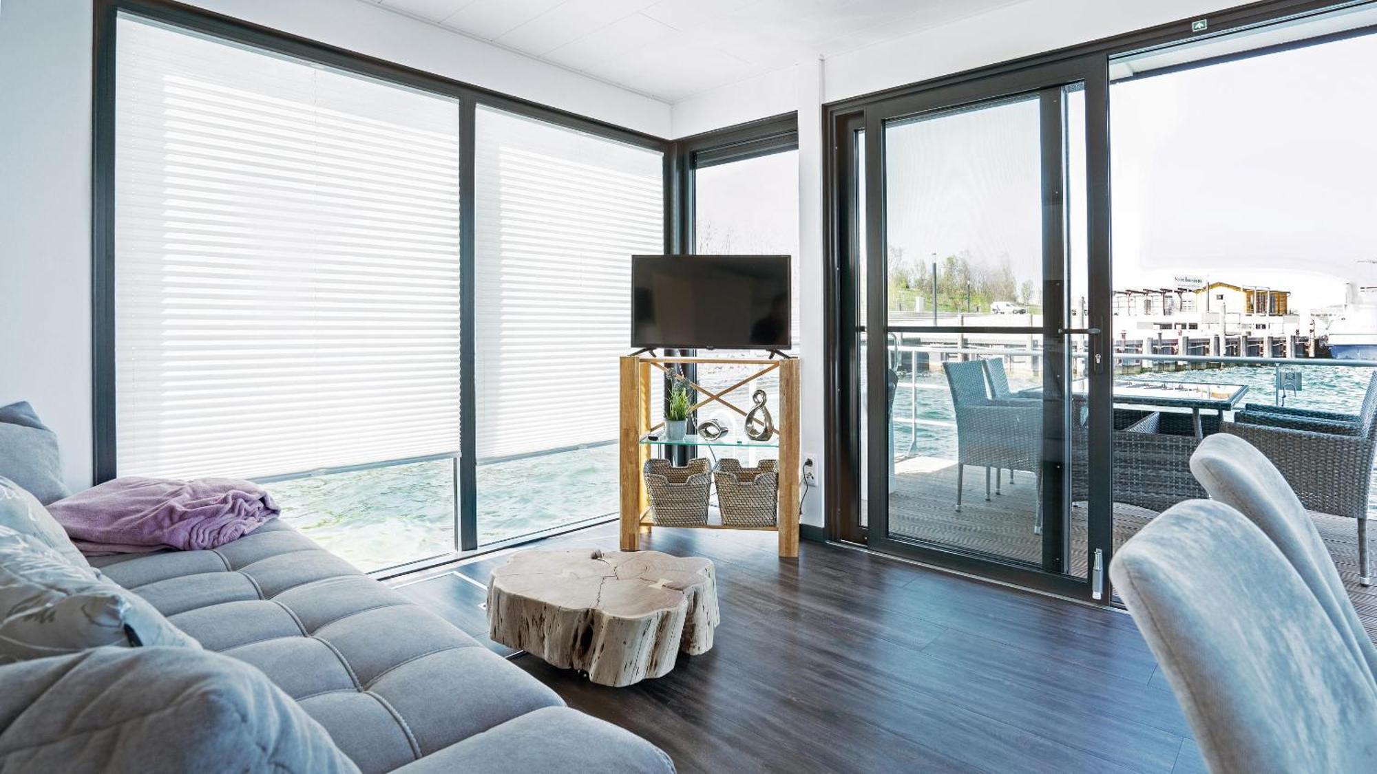 Geiseltalsee Hausboot - Floating House - Hausboot Junior Braunsbedra 外观 照片